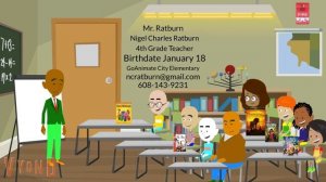 Classic Caillou Brings A Rated R Movie To School/Grounded