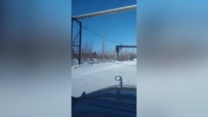 Поселок Сангар (март 2025). Кобяйский район, Якутия