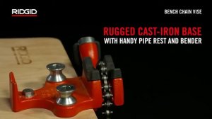 Цепные тиски для труб. Надежный захват трубы. Профессиональные тиски.