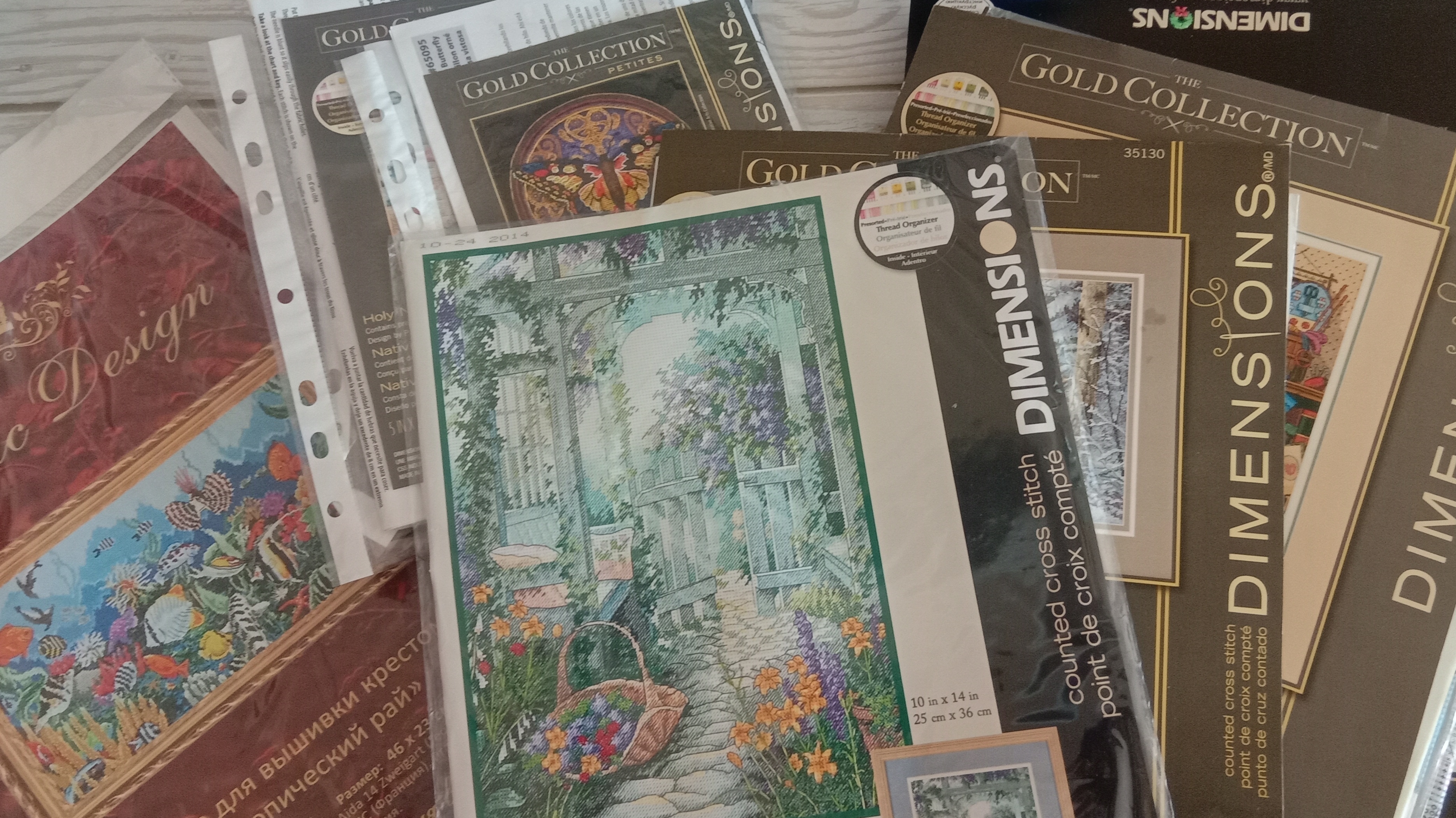 Хранение моих отшитых схем от Дименшенса смотреть онлайн