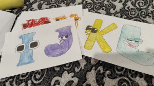 наша раскраска с буквами алфавита лор, алфавит лора, alphabet lore