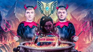 Дуоку Смурфа и Креокса против нанятых актеров | Лига Легенд