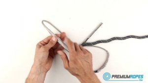 7.3.2 Eye-splice in double braided rope with Dyneema or Vectran core using the cover