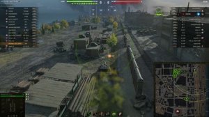 Мир танков подставной бой. 14 игроков AFK. Взрыв 2 БК за 1 бой.