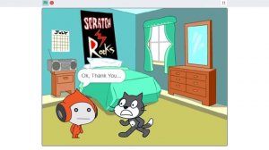 Scratch Cat Turns Into A Robot