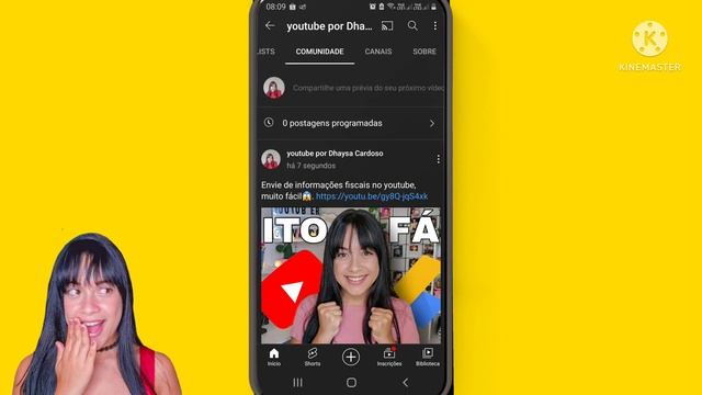 Como postar na COMUNIDADE do youtube pelo celular ( PASSO A PASSO? #dicasdeyoutube смотреть онлайн