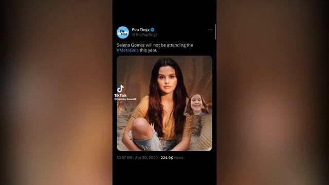 Selena Gomez Explains Why She Won’t Attend The Met Gala смотреть онлайн