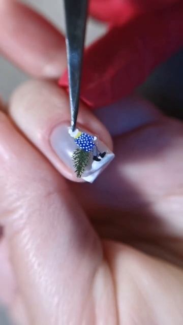 Накаркала вчера своим дизайном снег 😄 #aspronail #ногти #маникюр #стикерызима #снег #Nails смотреть онлайн