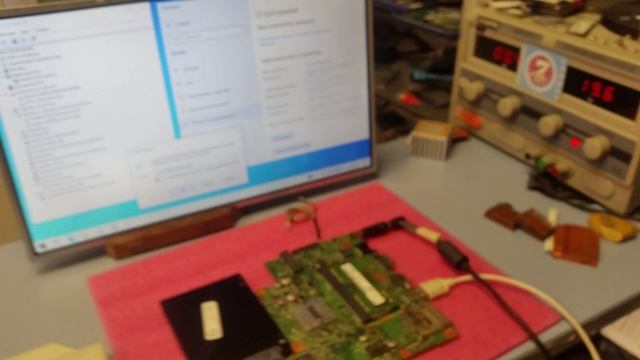 Матплата Asus X553MA заказ 18969 - контрольный запуск.