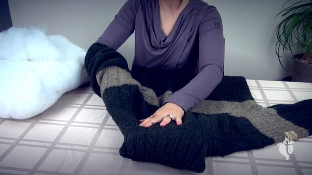 Upcycle an Old Sweater into a Dog Bed  DIY