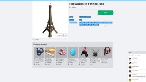 *FREE ITEM* How To Get Fireworks in France Hat on Roblox - Limited Time So HURRY!