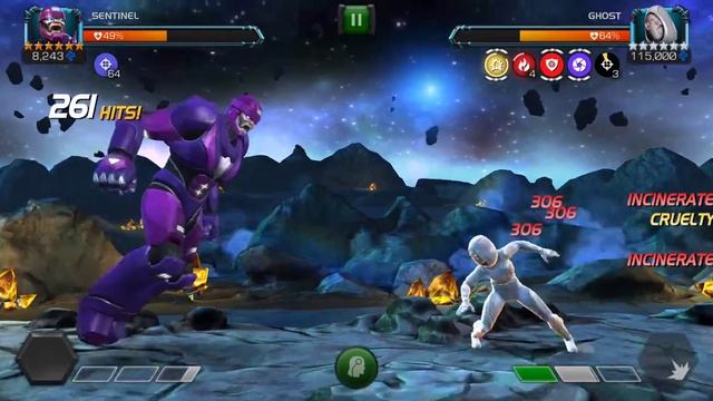 Summer of Pain | Week 9| Solo | Sentinel Vs Ghost | #Metal & #Villain | Marvel Contest of Champions смотреть онлайн