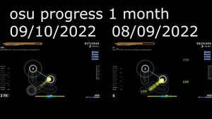 osu 1 month on 6 star map progress video