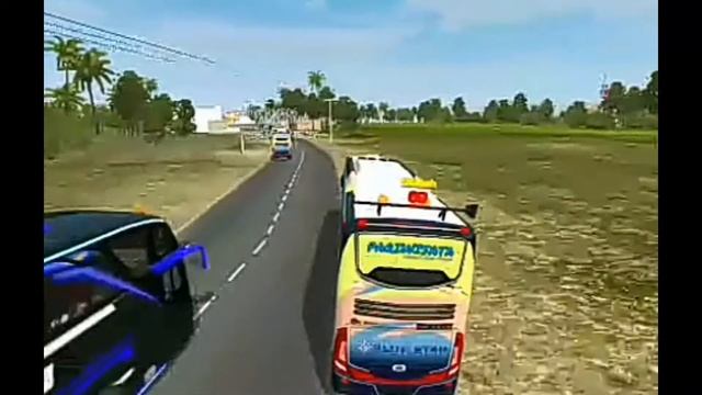 BMS MANIA INDONESIA|KONVOI SANTUY PO. BLUE STAR|#BUSSID