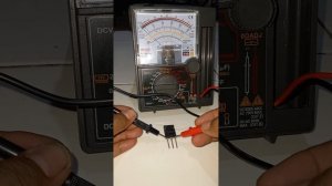 tes igbt fgh 40n60 dan sejenis (posisi slektor di multi tester pada posisi x100k)