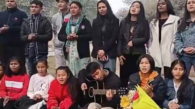 Dhanyabaad k sath | Hindi Christian song | Glory to God MEDIA смотреть онлайн