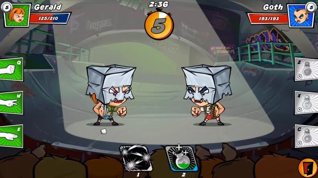 RoShamBo Arena.Online дуэль.Пакет из макдака дай мне силу.