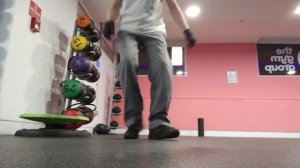 Dance-fitness session for fun