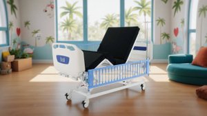 Детская медицинская механическая кровать Med-Mos DM-3434S-01 Тип-4. Вариант-4.1