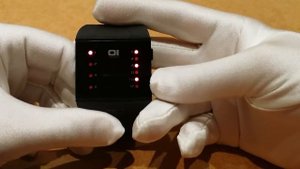 Бинарные часы The one Slim Square SLS202R3