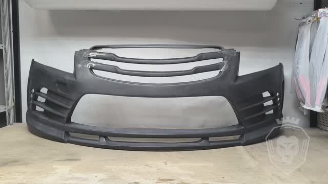 Передний бампер Chevrolet Cruze стиль My Ride смотреть онлайн