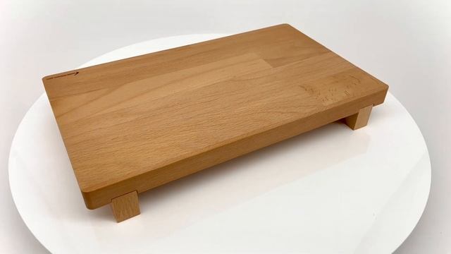 Сервировочная доска деревянная "Тромсё" Fidesco (светлая), 33х19х45