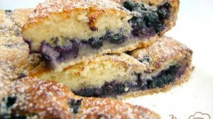 Нежнейший пирог с черникой