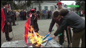 В ХУТОРЕ ПЕСЧАНОМ ТБИЛИССКОГО РАЙОНА ЗАЖГЛИ ВЕЧНЫЙ ОГОНЬ