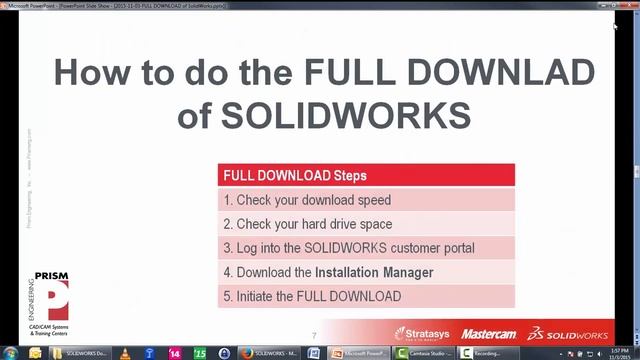 Downloading SOLIDWORKS 2016 - PART 1