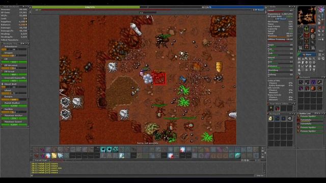 Tibia Nolah Lvl 47 - Tarantula Task + Hide Boss (Port Hope) смотреть онлайн