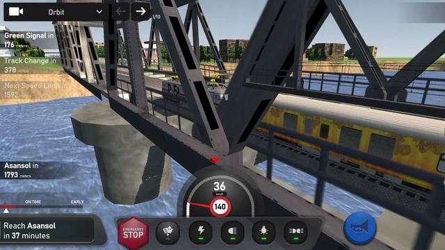 Indian Train Simulator|Indian Train Game|Gameplay India New Train Travel Kharagpur To Asansol