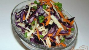 Салат из двух видов капусты