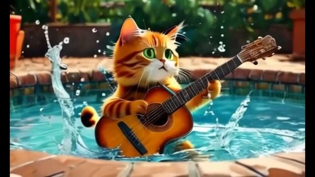 Нейросеть может всё. Еще один веселый клип и заводная музыка созданная в нейросети.