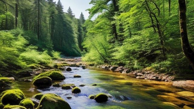 Журчание текущей реки для сна