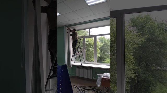 Жалюзи установка
