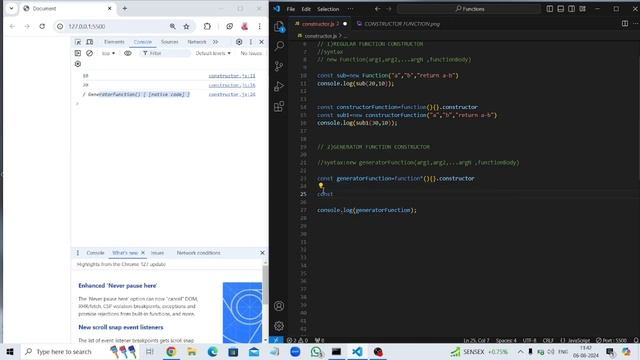 Types of constructor function Tamil