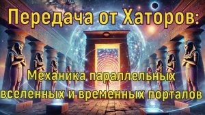 Передача от Хаторов: "Механика параллельных вселенных и временных порталов