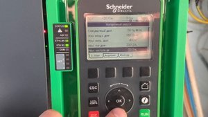 Настройка преобразователя частоты altivar 630 для запуска электродвигателя