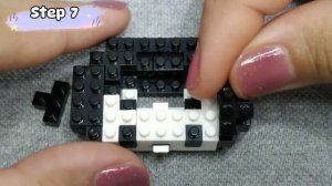 CARA MERAKIT LEGO BRICKS KUROMI | How to build KUROMI bricks W2601-16
