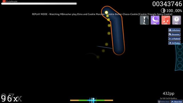 osu! | MBmasher | Cookie-Butter-Choco-Cookie [CookieTriangleSpicyCookie] HDHRNCFL 99.54% FC #1 675p смотреть онлайн