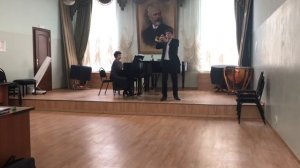 Альбинони, концерт для трубы и фортепиано 1ч.
