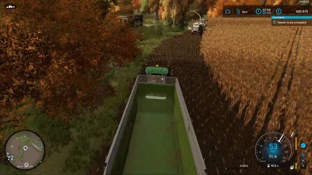 Farming Simulator 2022 Уборка Падсолнуха и Кукуруза на Силос Ч28 смотреть онлайн