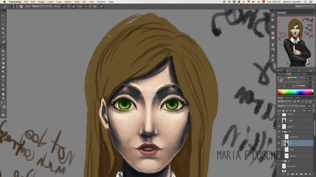 COMMISSION: The Pureblood Princess - time lapse video смотреть онлайн