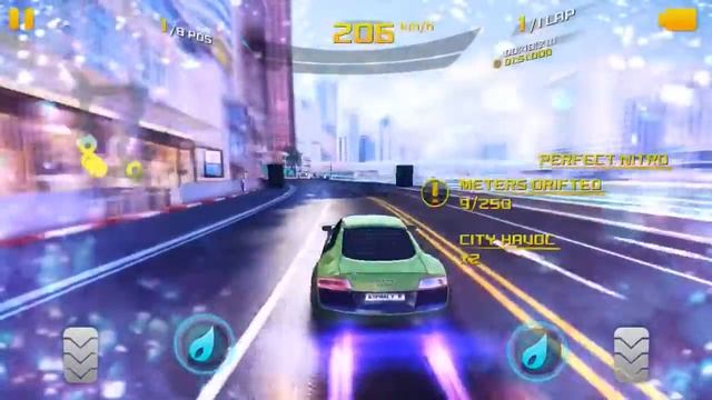 Asphalt8 | Dubai | Audi R8 e-tron | Class D | Classic | смотреть онлайн