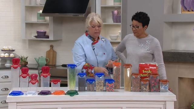 Lock & Lock 5-piece Flip Top Pantry Set on QVC смотреть онлайн