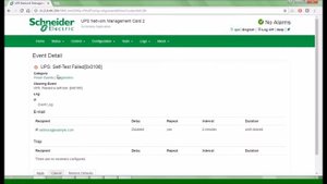 Configuring Clearing Events in APC Network Management Card (NMC2) | Schneider Electric Support