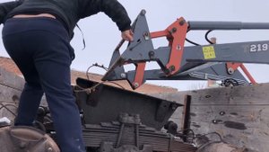 КАМАЗ ЗЕРНОВОЗ. Отвезли подкат. Ремонт рамы камаз, видео от Димона!!!