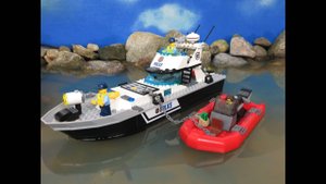 Для детей LEGO Погоня патрульный катер городской полиции