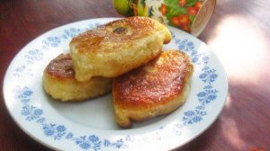 Жареные пирожки с яблоками