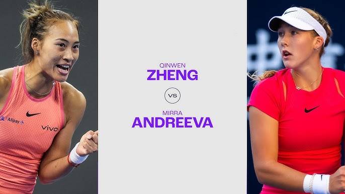 04.10.24. Мирра Андреева - Чжэн Циньвэнь. WTA 500 Seoul. Mirra Andreeva - Zheng Qinwen